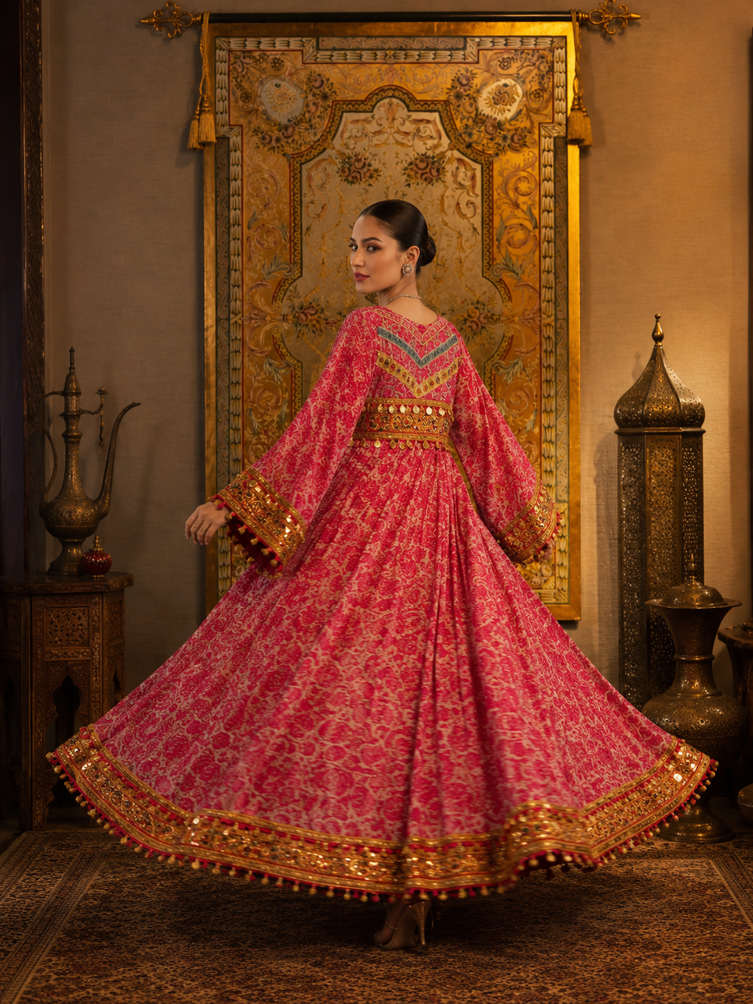Pink Kuchi Frock
