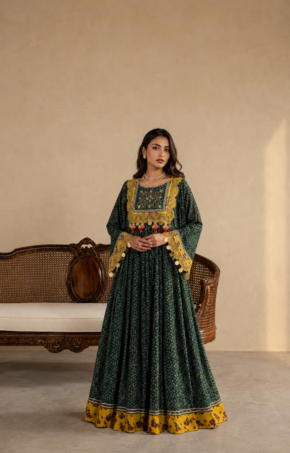Zamarud Kuchi Frock