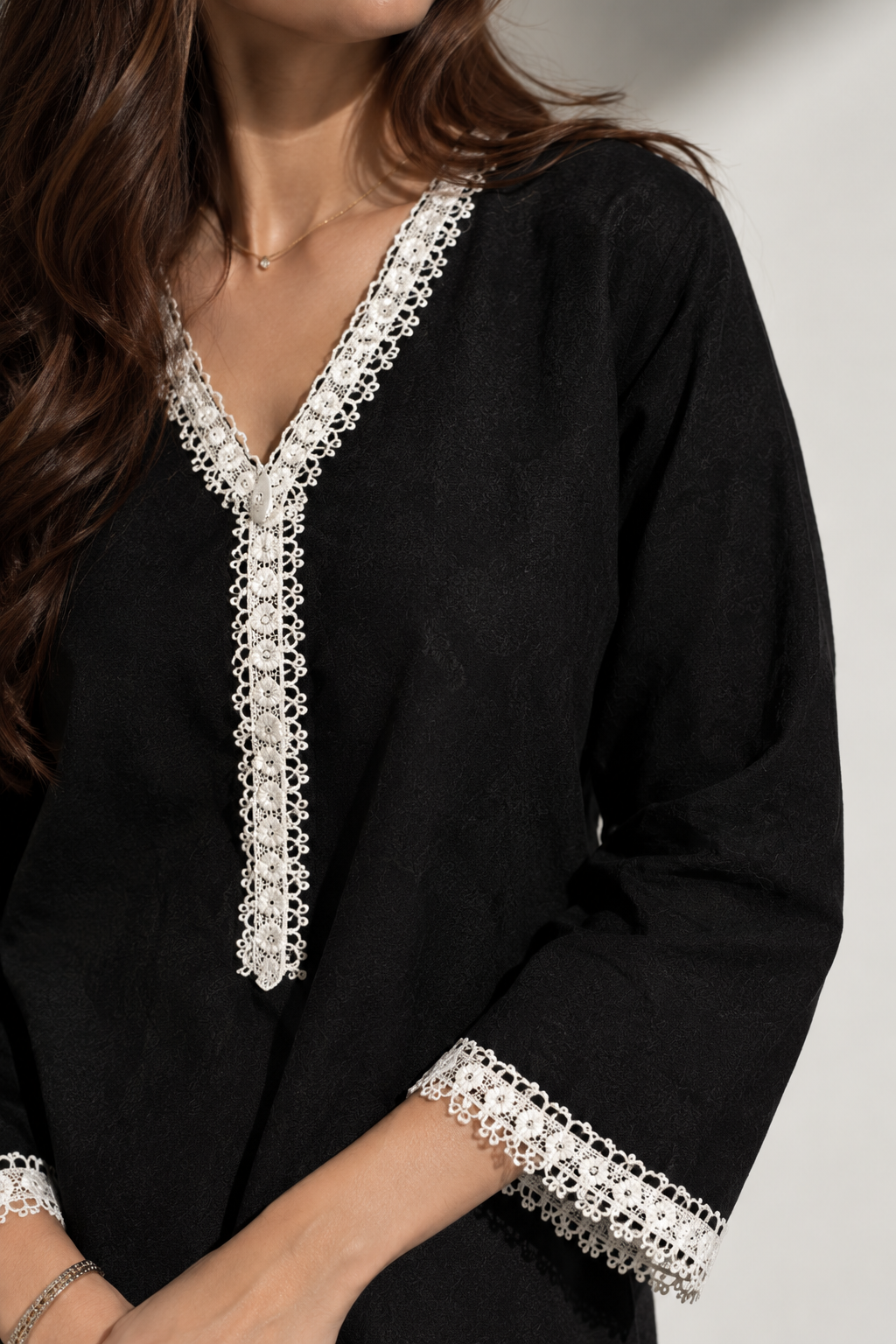 Black Indian kurti