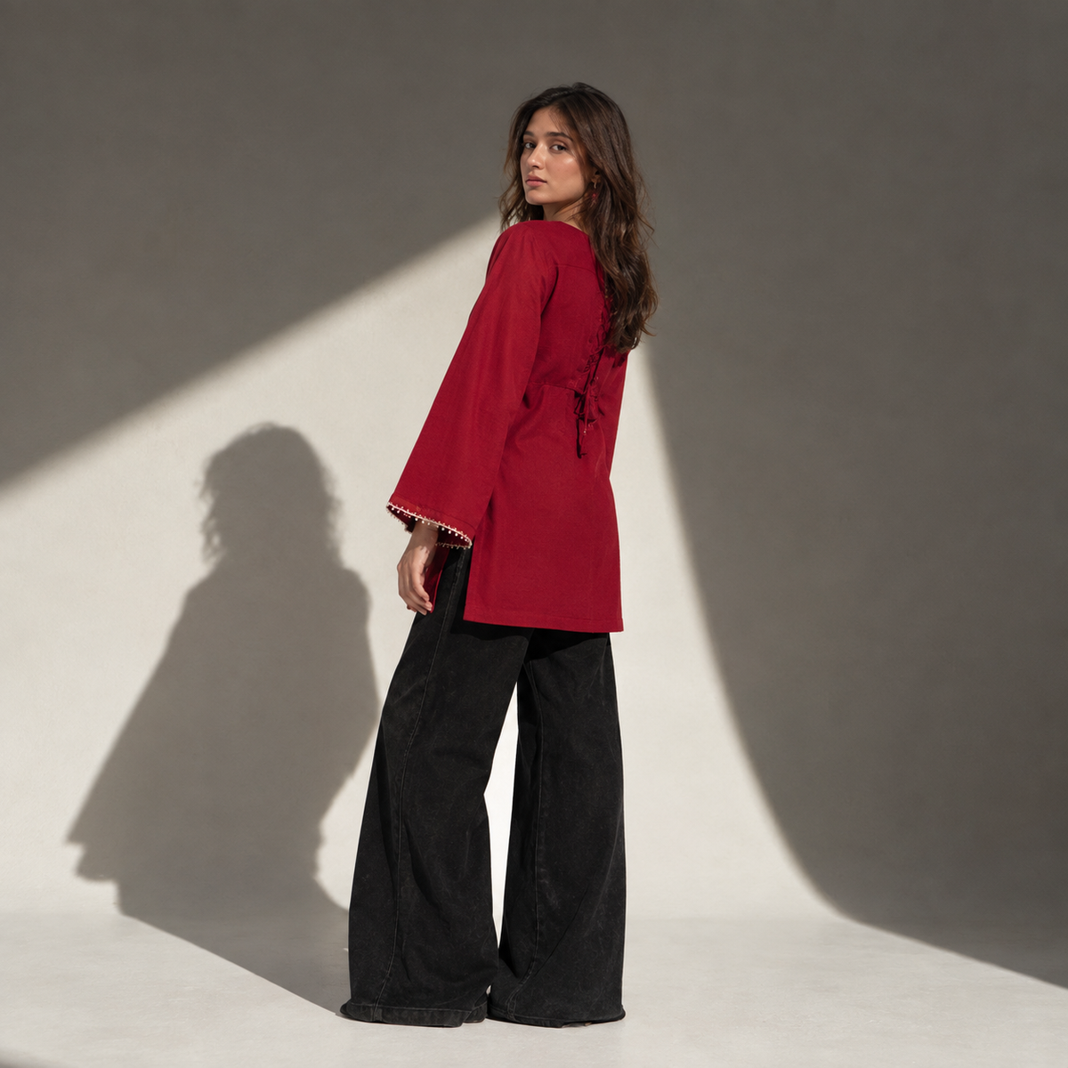 Red kurti