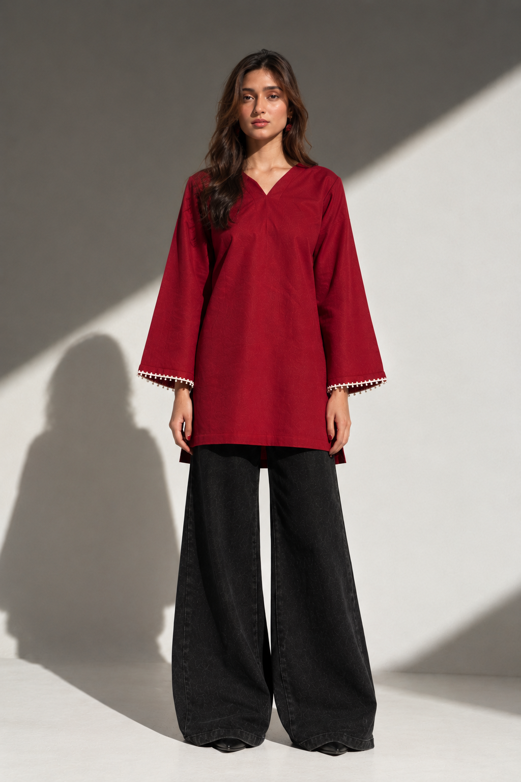 Red kurti