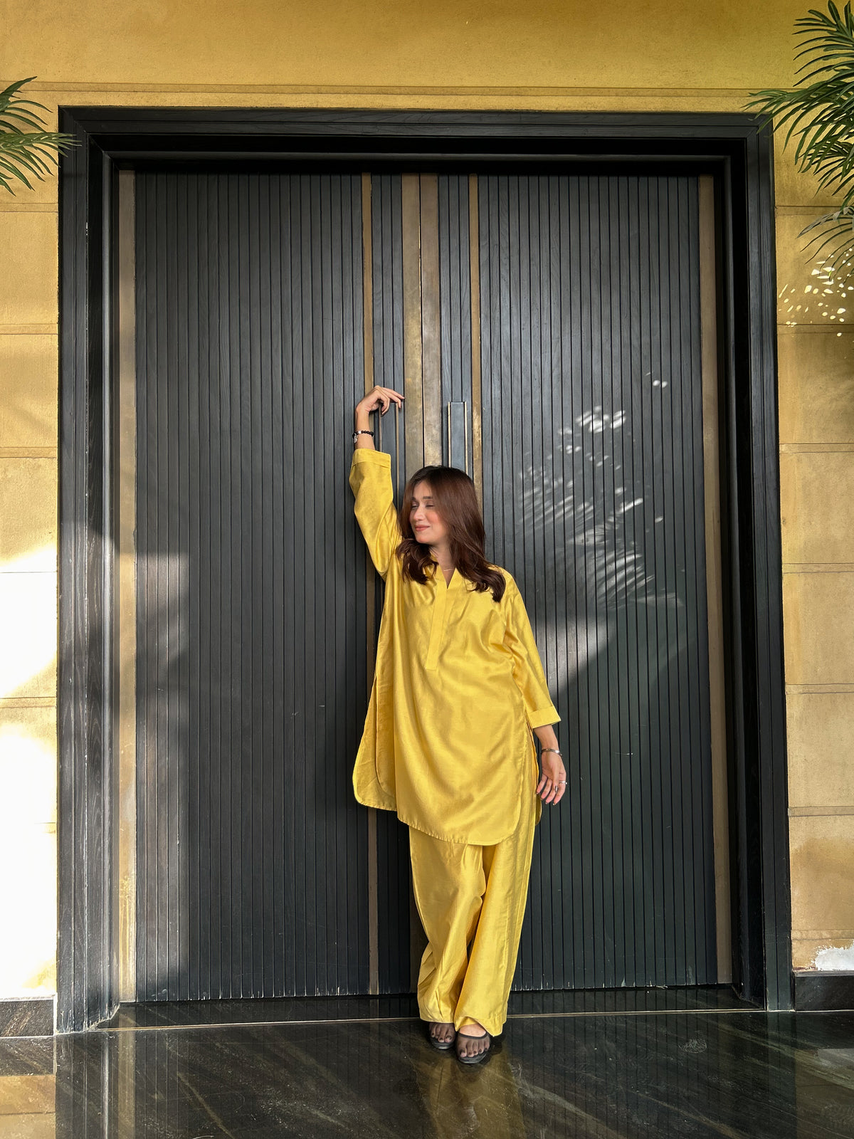 Yellow cord set