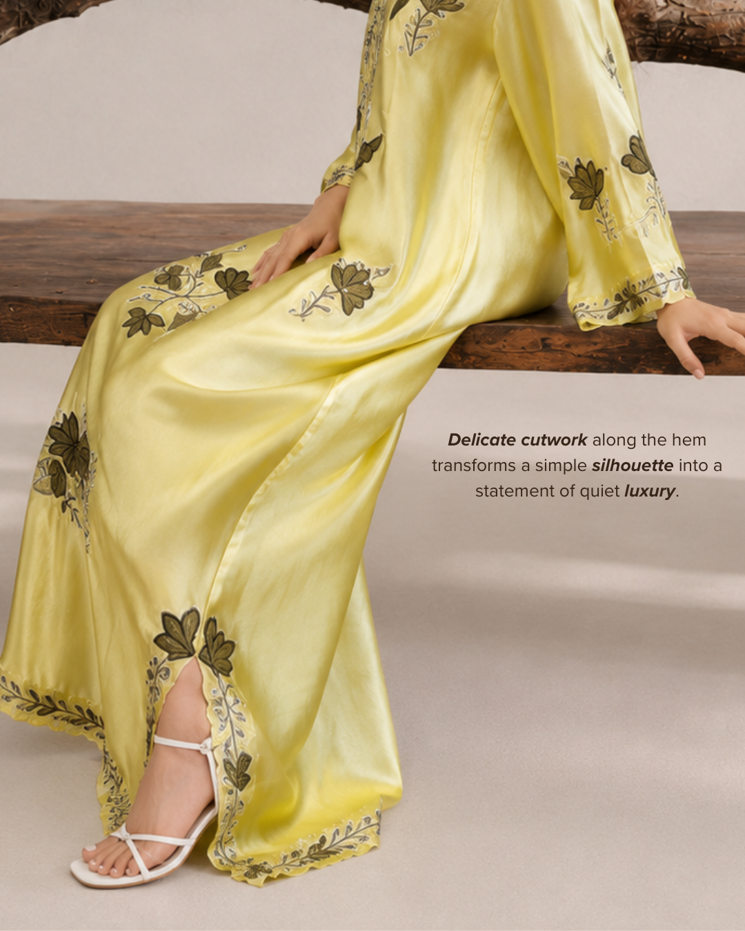 Yellow kaftan