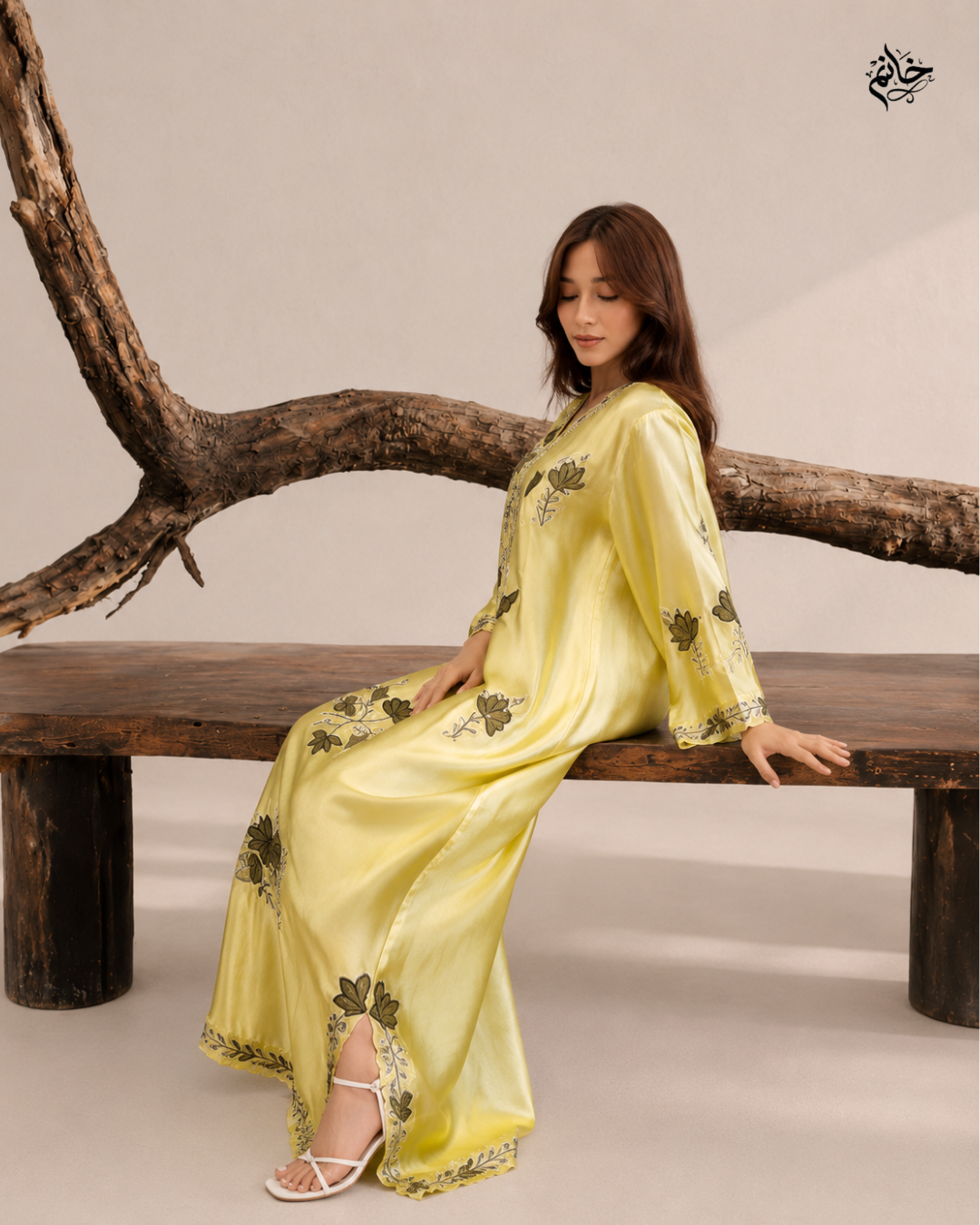Yellow kaftan
